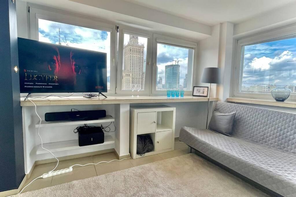 Sawa Apartment 2Xmetro Wifi 500 Mbs 50'Tv Netflix Hbo Appletv+ Warszawa Exteriör bild